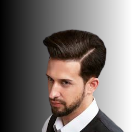 Side Part Pompadour HairStyle