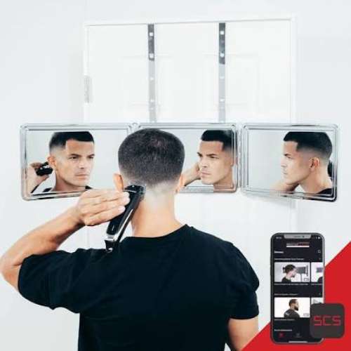 Mirror Setup for the Back of Head