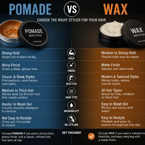 Pomade vs Wax Explained